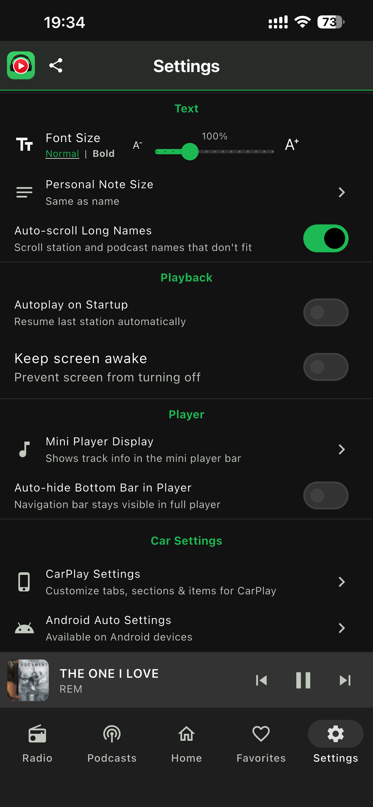 Settings 1