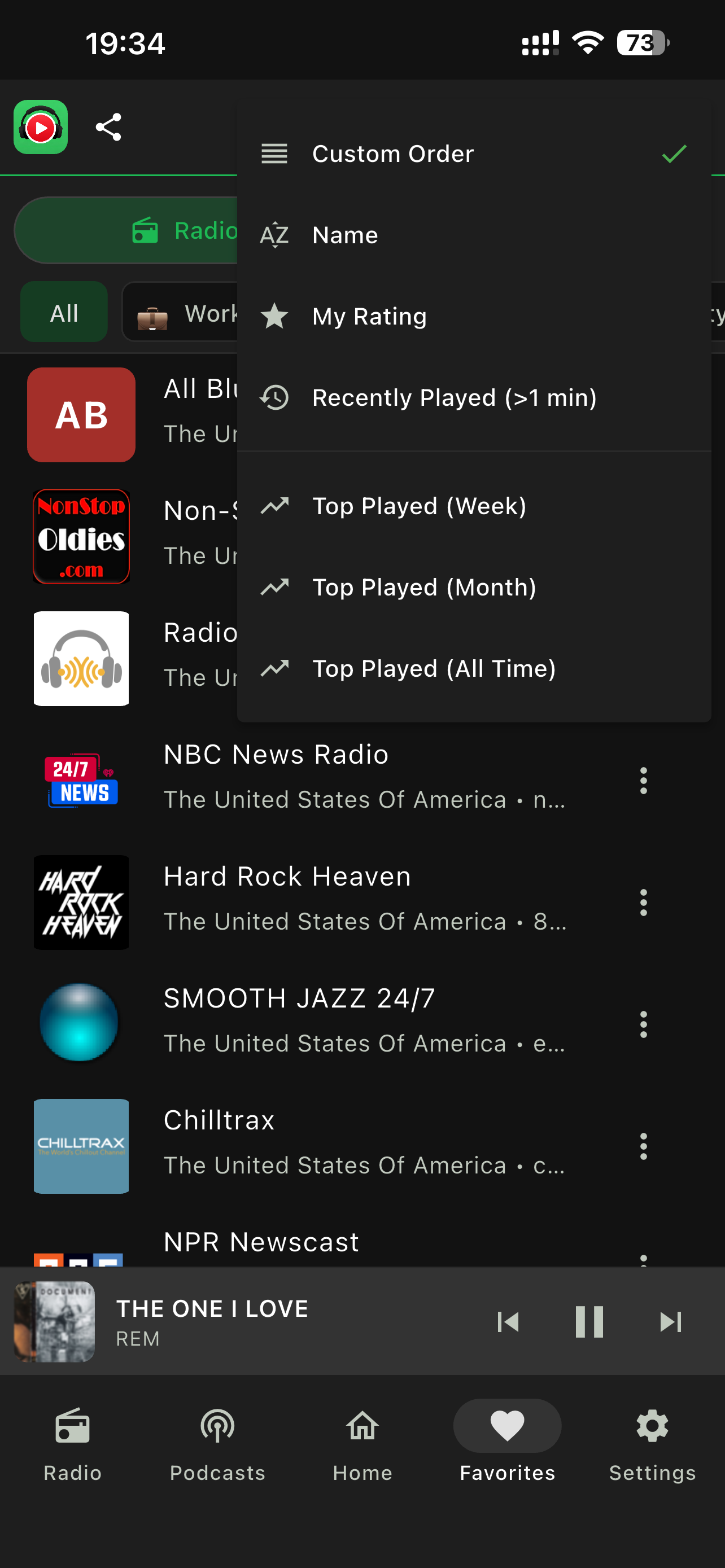Sort Options